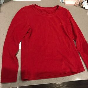 Montagut Vibrant Red Crew Neck Top